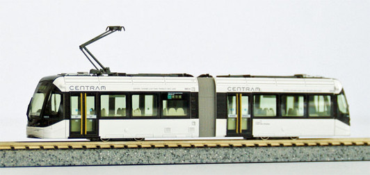 Kato 14-802-1 Toyama CENTRAM Tram 9001 LRT (Light Rail Transit) White (N scale)