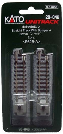 Kato 20-046 62mm (2 7/16') Bumper Type A S62B-A (N scale)