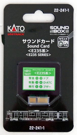 Kato 22-241-1 UNITRACK Sound Card (Series E235) (N scale) Kato 22-241-1 UNITRACK Sound Card (Series E235) (N scale)