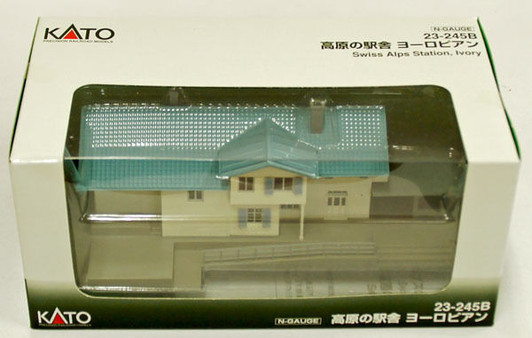 Kato 23-245B Swiss Alps Glacier Express Station (Ivory) (N scale)