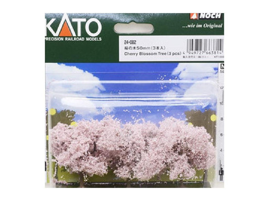 Kato 24-082 Cherry Blossom Trees 3pcs (N scale) Kato 24-082 Cherry Blossom Trees 3pcs (N scale)