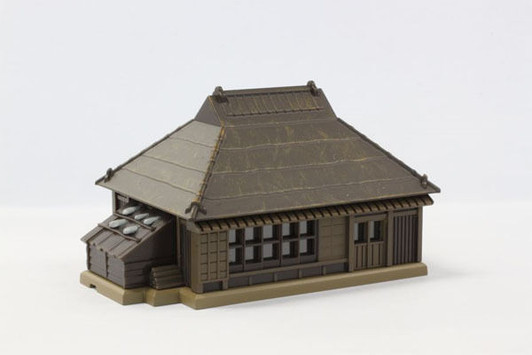 Rokuhan S025-3 Z Scale Metal-Roof Farmhouse (Brown) (1/220 Z Scale)