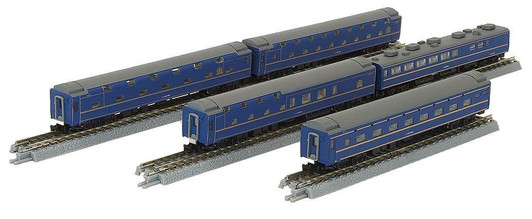 Rokuhan T017-2 Z Scale JR Series 24 Hokutosei East Japan/ Hokkaido 5 Cars Add-on