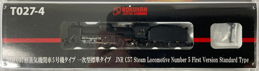 Rokuhan T027-4 JNR Steam Locomotive Type C57 Number 5 1st Ver. Standard (Z Scale)