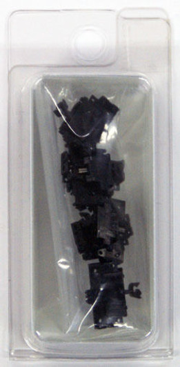 Tomix 0374 Coupler 'TN' Tight Coupling SP Black (6 Pcs) (N scale)