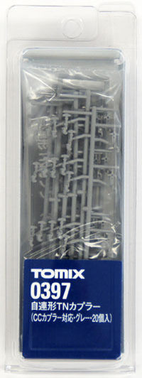 Tomix 0397 Coupler 'TN' Coupling for CC Coupling Gray (20 Pcs) (N scale)