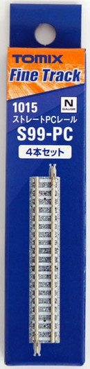 Tomix 1015 99mm Straight Track S99-PC(F) (4 pieces) (N scale)