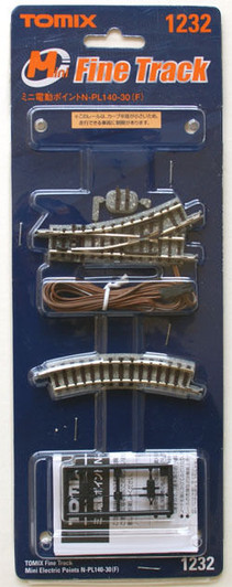 Tomix 1232 Mini Electric Turnout N-PL140-30(F) (N scale)