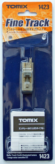 Tomix 1423 46mm Buffer Track w/ LED lantern and Image noise canceller (N scale) Tomix 1423 46mm Buffer Track w/ LED lantern and Image noise canceller (N scale)