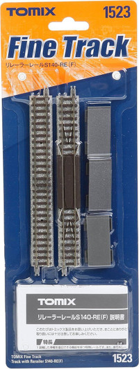 Tomix 1523 140mm Straight Track with Rerailer S140-RE (N scale)
