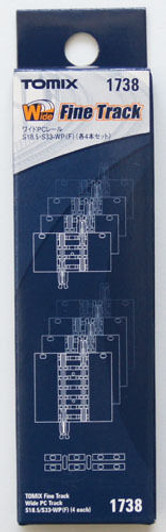 Tomix 1738 Wide PC 18.5/33mm Straight Track S18.5/33-WP (N scale)