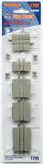 Tomix 1799 Wide Tram Crossing Track Set X37-90-WT (N scale)