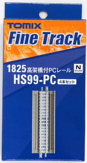 Tomix 1825 99mm Overhead Viaduct Straight Track HS99-PC(F) (4 pieces) (N scale)