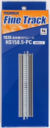Tomix 1826 158.5mm Overhead Viaduct Straight Track HS158.5-PC(F) 4 pcs (N scale)