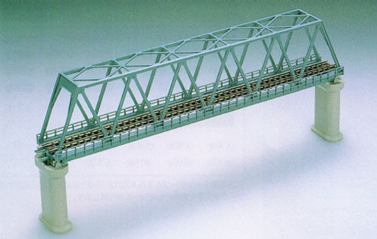 Tomix 3030 Truss Bridge Set w/ 2 Concrete Piers (Blue) (N scale)