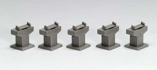 Tomix 3240 Concrete Pier P4-25 Set (5 Piers 25mm High) (N scale)