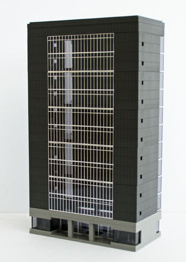 Tomix 4045 Large Office Building (Dark Gray) (N scale) Tomix 4045 Large Office Building (Dark Gray) (N scale)