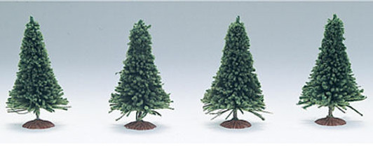 Tomix 8171 Scenery Trees Conifer (4 pieces) (N scale)