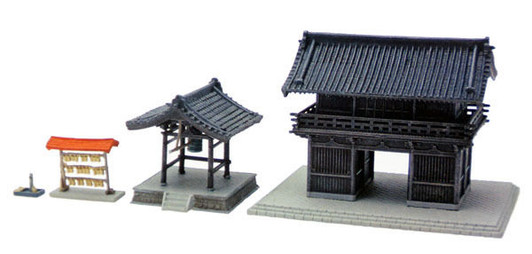 Tomytec (Building 029-3) Japanese Temple B3 (Belfry & Tower gate) 1/150 N scale