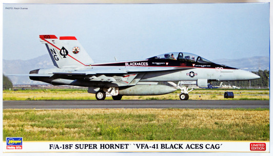 Hasegawa 02101 F/A-18F Super Hornet VFA-41 Black Aces Cag 1/72 Scale Kit