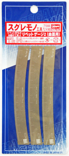 Hasegawa TL-14 Rivet Gauge 2 for Curved Surface