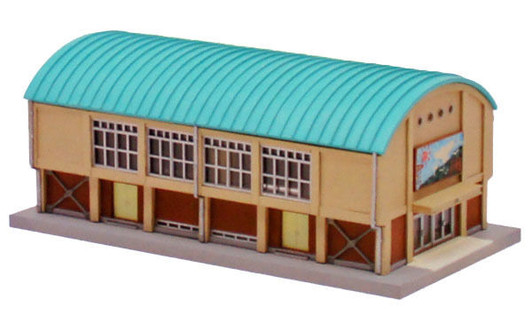 Tomytec (Building 132) Gymnasium 1/150 N scale