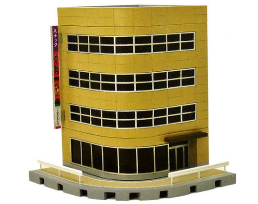 Tomytec (Building 134) Corner Commercial Building B 1/150 N scale
