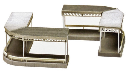 Tomytec (Komono 057-2) Arcade C2 Open Air Sidewalk Market 1/150 N scale