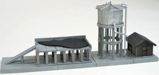 Tomytec (Komono 082-2) Steam Engine Facility Water & Coal Tower B2 1/150 N scale