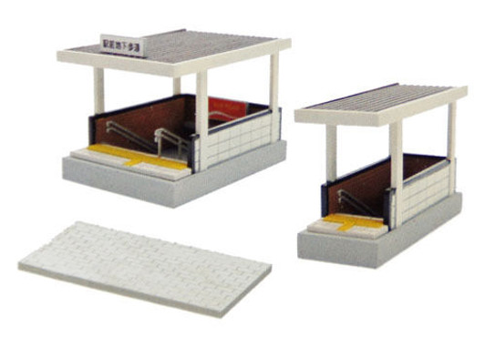 Tomytec (Komono 094) Subway Entrance 2 (with Escalator) 1/150 N scale