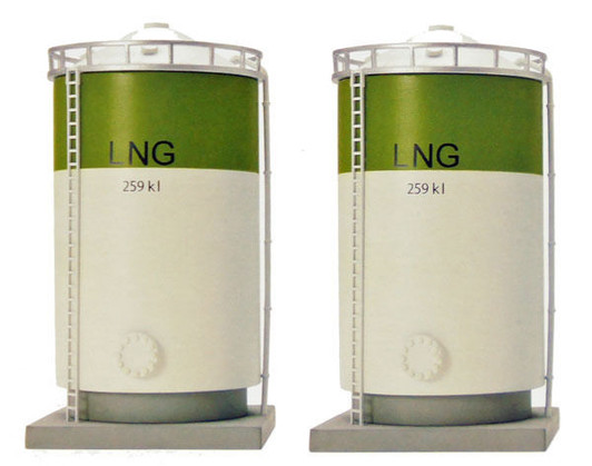 Tomytec (Komono 112) Bulk Tank A (Natural Gas Bulk Tank) 1/150 N scale