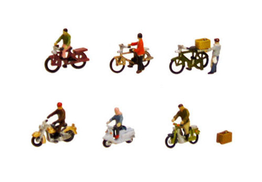 Tomytec (Komono 116) Bicycles and Mopeds 1/150 N scale