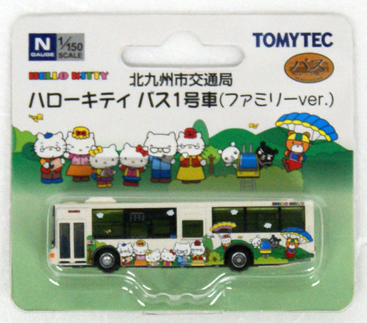 Tomytec Bus Collection 300434 Hello Kitty Bus No.1 (Family Ver.) 1/150 N scale