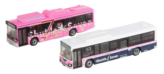 Tomytec Bus Collection Keisei Bus Shuttle Seven New& Old Color 2 Bus 1/150 Scale