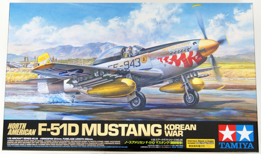 Tamiya 60328 North American F-51D Mustang War 1/32 scale kit