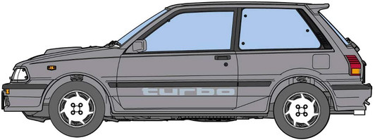 Hasegawa 04492 Toyota Starlet EP71 TurboS (3-Door) 1/24 Scale Kit