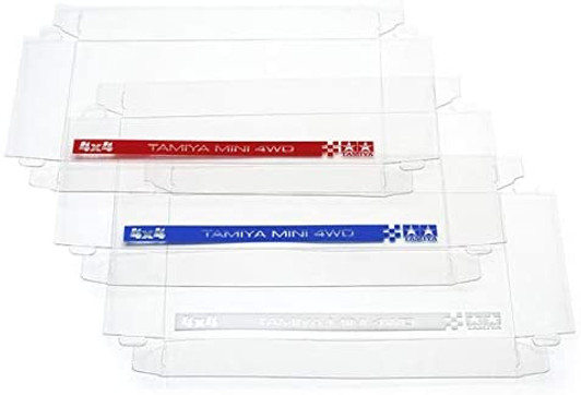 Tamiya AO-1047 Mini 4WD Basic Mini 4WD Car Box Clear Cover (3 pcs.) (10322)