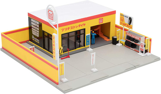 Tomytec Tomica Limited Vintage Tomicarama Vintage 05b Tire Stores (Bridgestone)1/64