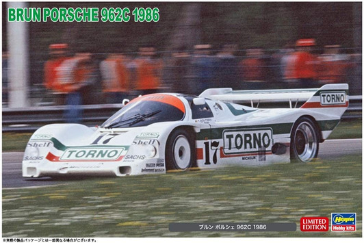 Hasegawa 20445 Brun Porsche 962C 1986 WSPC 1/24 Scale Kit