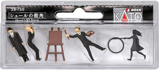 Kato 28-750 Figures of Surrealism Art (HO scale)