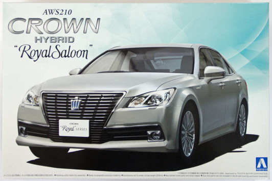 Aoshima 08454 AWS210 Toyota Crown Hybrid Royal Saloon G 2012 1/24 Scale Kit
