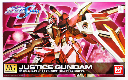Bandai 753045 R14 ZGMF-X09A Justice Gundam 1/144 Scale Kit