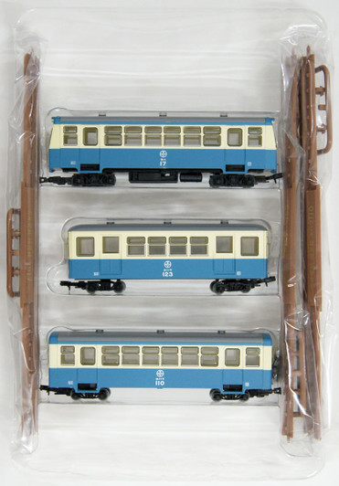 Tomytec 312048 Tomii Electric Railway Nekoya Line KIHA17+HOHAFU123 + HOHAFU110 3 Cars Set