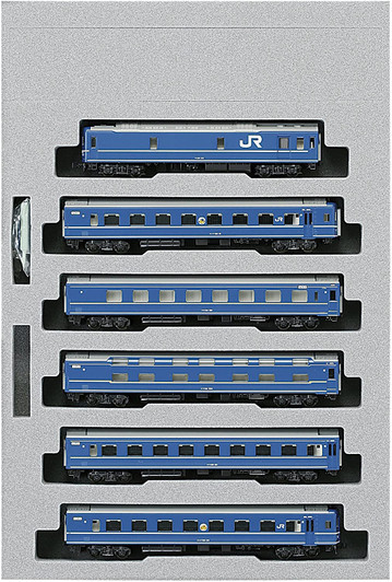 Kato 10-822 JR Series 24 Sleeping Limited Express 'Akebono' 6 Cars (N scale)