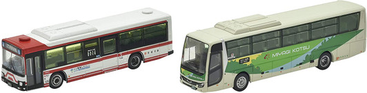 Tomytec The Bus Collection Miyagi Transportation 50th Anniversary Set 1/150 N scale