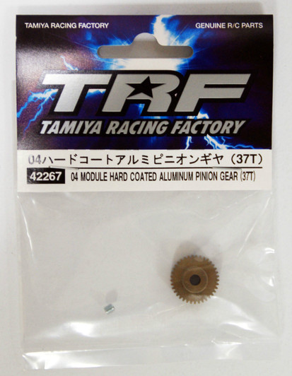 Tamiya 42267 TRF 04 Hard Coated Aluminum Pinion Gear (37T)