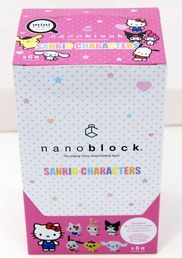 Kawada NBMC_04 Mininano Sanrio Characters 1 Box (6 Pcs)