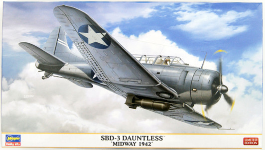 Hasegawa 1/48 SBD-3 Dauntless 'Battle of Midway 1942' Plastic model
