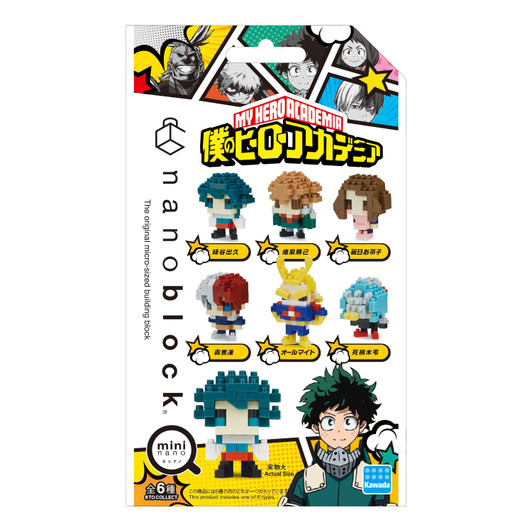 Kawada Nanoblock Mini MY HERO ACADEMIA 1 Box (6 Pcs)