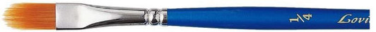Trident Athena Lovia 7850 Series 1/4 Inch Filbert Comb Brush Trident Athena Lovia 7850 Series 1/4 Inch Filbert Comb Brush